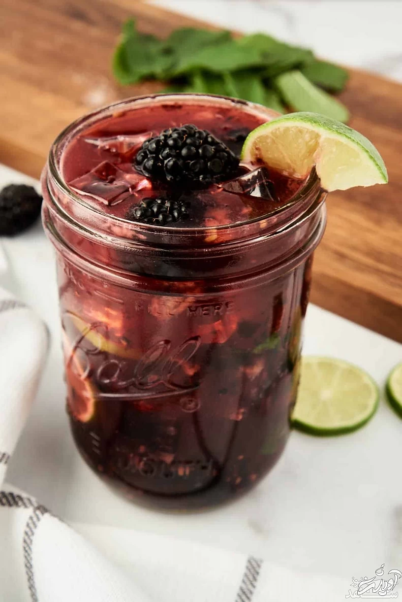 موهیتو کافی شاپی شاتوت و یاس بنفش